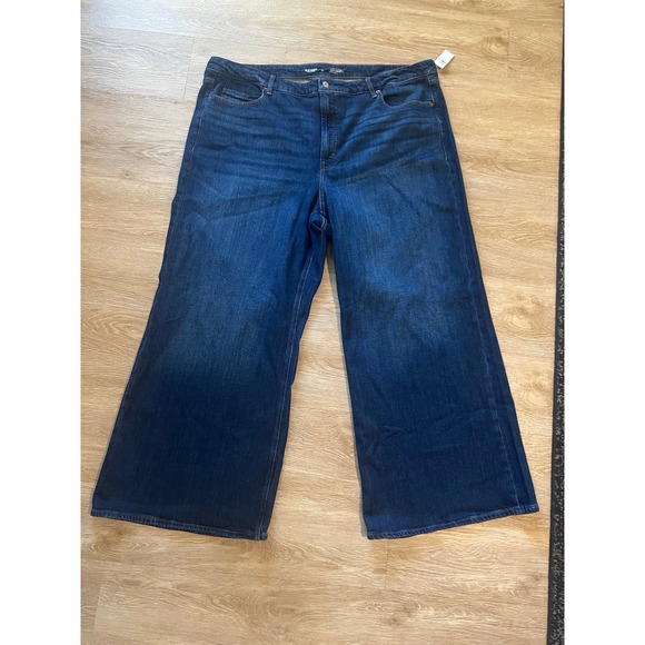 Old Navy Denim - NWT Old Navy Extra HighRise Super Wide Leg Jeans Women's Size 24 Dark Wash Denim